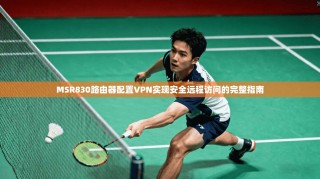 MSR830路由器配置VPN实现安全远程访问的完整指南