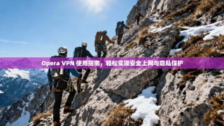 Opera VPN 使用指南，轻松实现安全上网与隐私保护