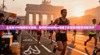 企业级VPN链接优化策略，如何在800Mbps带宽下实现高效稳定远程访问