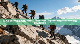 深入解析VPN连接类型，PPTP、L2TP/IPsec、OpenVPN与WireGuard的差异与适用场景