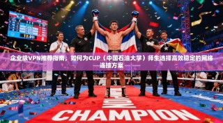 企业级VPN推荐指南，如何为CUP（中国石油大学）师生选择高效稳定的网络连接方案