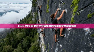 Cisco VPN 证书在企业网络中的应用与安全配置指南