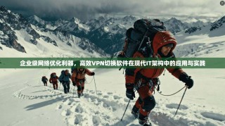 企业级网络优化利器，高效VPN切换软件在现代IT架构中的应用与实践