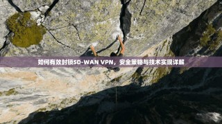 如何有效封锁SD-WAN VPN，安全策略与技术实现详解