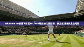 Windows 10系统下配置SSL VPN连接的完整指南，安全远程访问企业网络