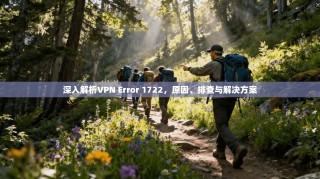 深入解析VPN Error 1722，原因、排查与解决方案