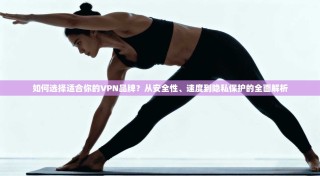如何选择适合你的VPN品牌？从安全性、速度到隐私保护的全面解析