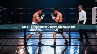 破解shisu.vpn背后的安全隐患与网络风险解析