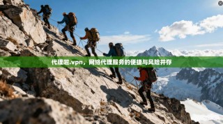代理啦.vpn，网络代理服务的便捷与风险并存