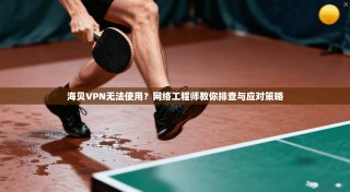 海贝VPN无法使用？网络工程师教你排查与应对策略
