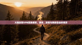 大陆封锁VPN现象解析，技术、政策与网络自由的博弈