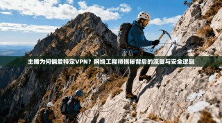主播为何偏爱特定VPN？网络工程师揭秘背后的流量与安全逻辑