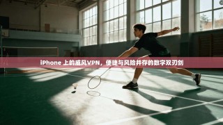iPhone 上的威风VPN，便捷与风险并存的数字双刃剑