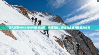 深入解析MPLS与VPN体系结构，构建高效、安全的企业网络解决方案