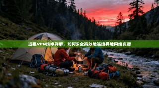 远程VPN技术详解，如何安全高效地连接异地网络资源