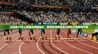 企业级VPN上网监控策略解析，如何在保障安全与隐私之间取得平衡