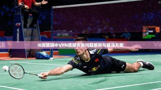 IE浏览器中VPN按钮失效问题解析与解决方案