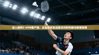深入解析C-VPN客户端，企业级安全远程访问的利器与部署指南