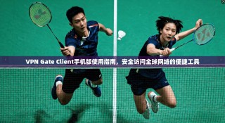 VPN Gate Client手机版使用指南，安全访问全球网络的便捷工具