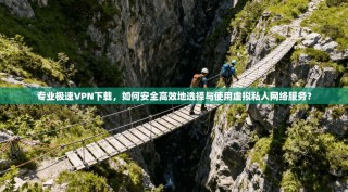 专业极速VPN下载，如何安全高效地选择与使用虚拟私人网络服务？