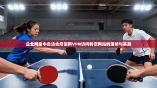 企业网络中合法合规使用VPN访问特定网站的策略与实践