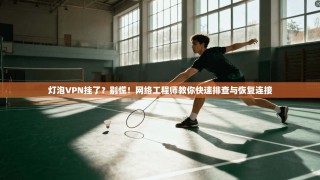 灯泡VPN挂了？别慌！网络工程师教你快速排查与恢复连接
