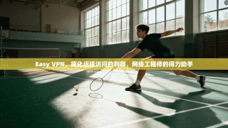 Easy VPN，简化远程访问的利器，网络工程师的得力助手