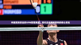 构建高效安全的VPN管理系统，现代企业网络架构的核心支柱
