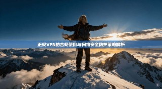 正规VPN的合规使用与网络安全防护策略解析
