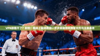 VPN卸载不了？别慌！网络工程师教你一步步彻底清除残留文件与注册表项