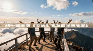 免费VPN流量陷阱揭秘，你以为的省钱，可能正在泄露你的隐私与数据安全