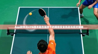 App软件与VPN技术融合趋势下的网络安全挑战与应对策略