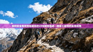 如何安全有效地隐藏你的VPN使用痕迹—网络工程师的实用指南