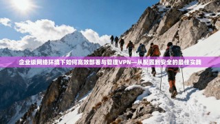 企业级网络环境下如何高效部署与管理VPN—从配置到安全的最佳实践