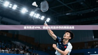城市热点VPN，便捷与风险并存的网络选择