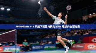 WinPhone 8.1 系统下配置与优化 VPN 连接的全面指南
