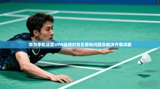 华为手机设置VPN连接时常见密码问题及解决方案详解