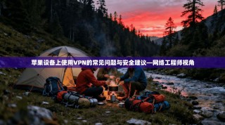苹果设备上使用VPN的常见问题与安全建议—网络工程师视角