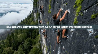 深入解析VPN与HTTPS协议在218.28.1端口通信中的安全机制与实践应用
