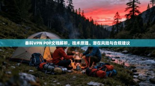 秦科VPN PDF文档解析，技术原理、潜在风险与合规建议