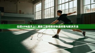 白鸽VPN连不上？网络工程师教你快速排查与解决方法