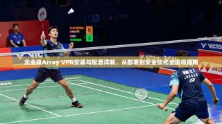 企业级Array VPN安装与配置详解，从部署到安全优化全流程指南