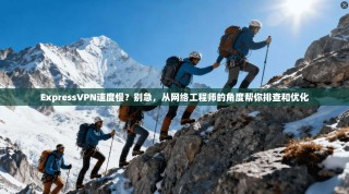 ExpressVPN速度慢？别急，从网络工程师的角度帮你排查和优化