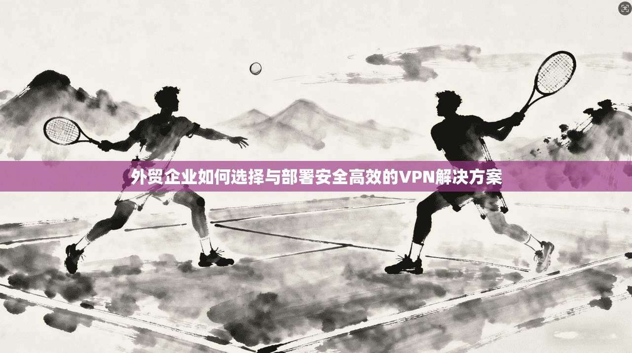 外贸企业如何选择与部署安全高效的VPN解决方案  第1张