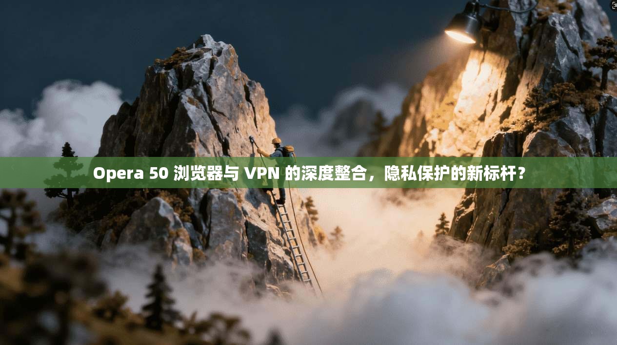 Opera 50 浏览器与 VPN 的深度整合，隐私保护的新标杆？  第1张